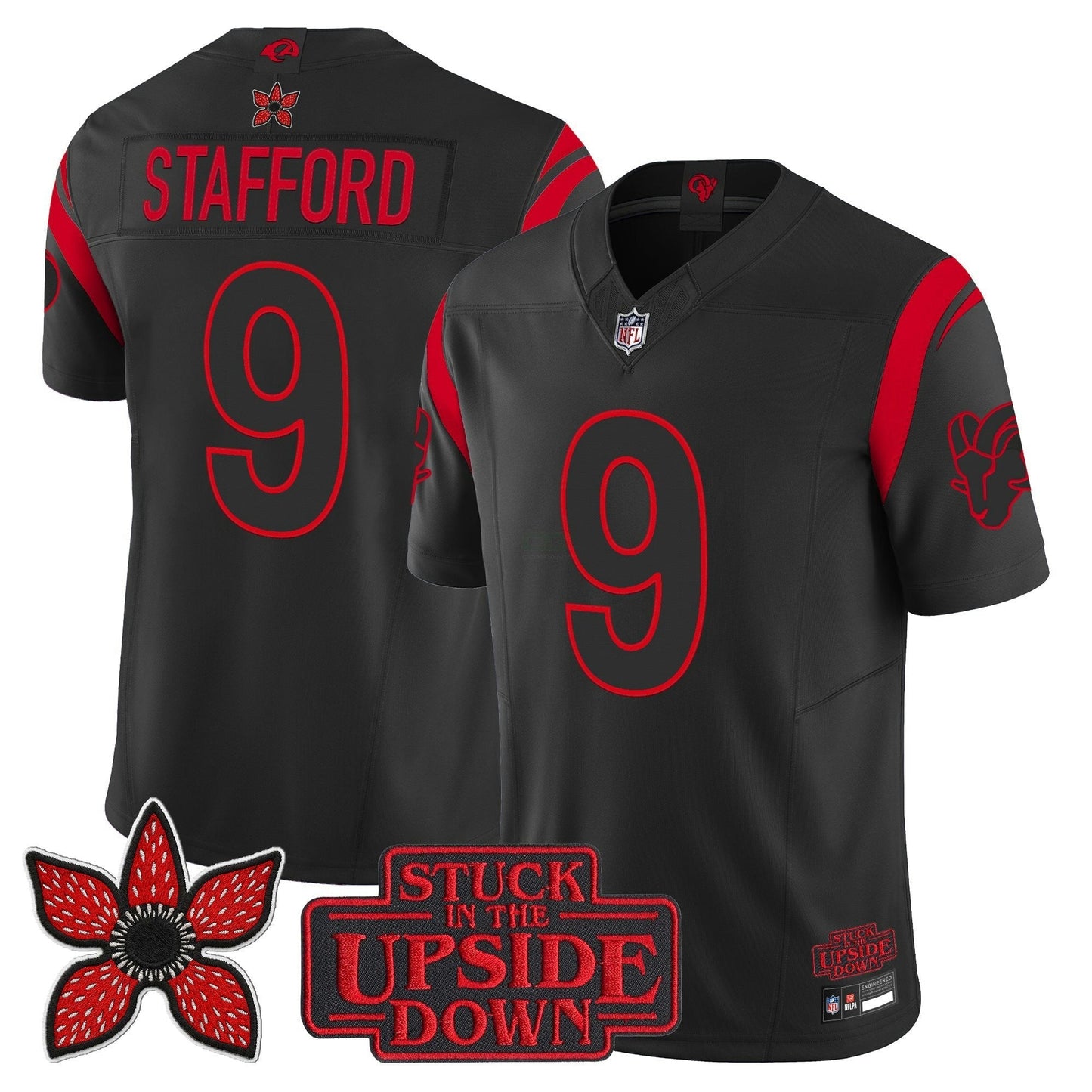 Camisa NFL Los Angeles Rams Los Angeles ‘Stranger Things Edition’ Vapor Limited Jersey