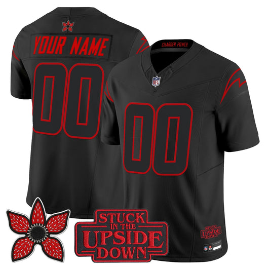 Camisa NFL Los Angeles Chargers Los Angeles ‘Stranger Things Edition’ Vapor Limited Jersey - Custom