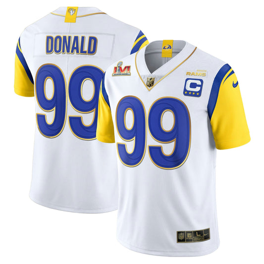Camisa NFL Los Angeles Super Bowl LVI Vapor Dourada Trim Jersey