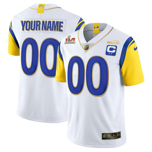 Camisa NFL Los Angeles Super Bowl Lvi Vapor Dourada Trim Jersey