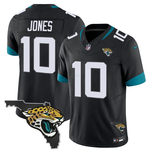 Camisa NFL Mac Jones Jacksonville Florida Patch Vapor Jersey