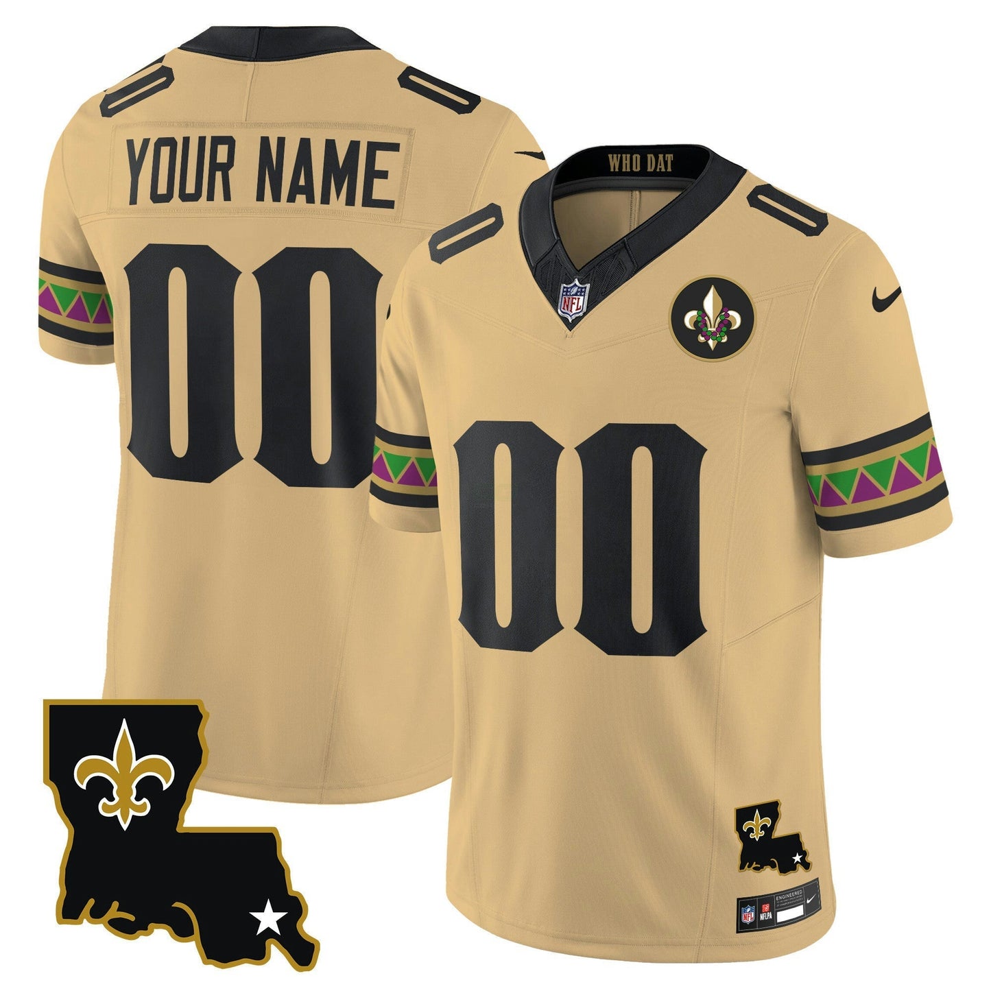 Camisa NFL Mardi Gras Vapor Limited Jersey