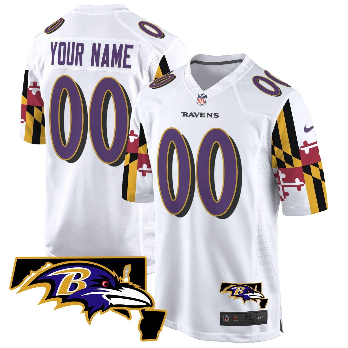 Camisa NFL Maryland Flag Game Jersey