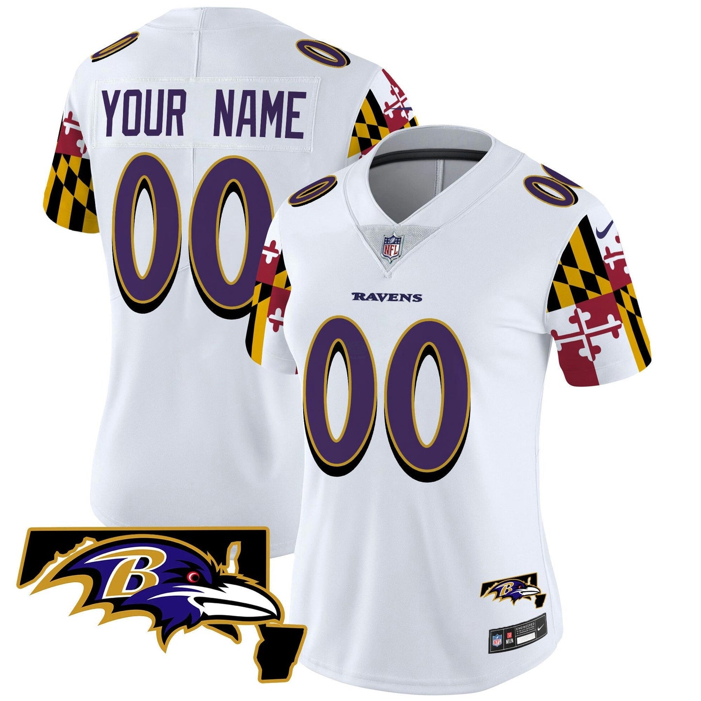 Camisa NFL Maryland Flag Vapor Limited Jersey V2