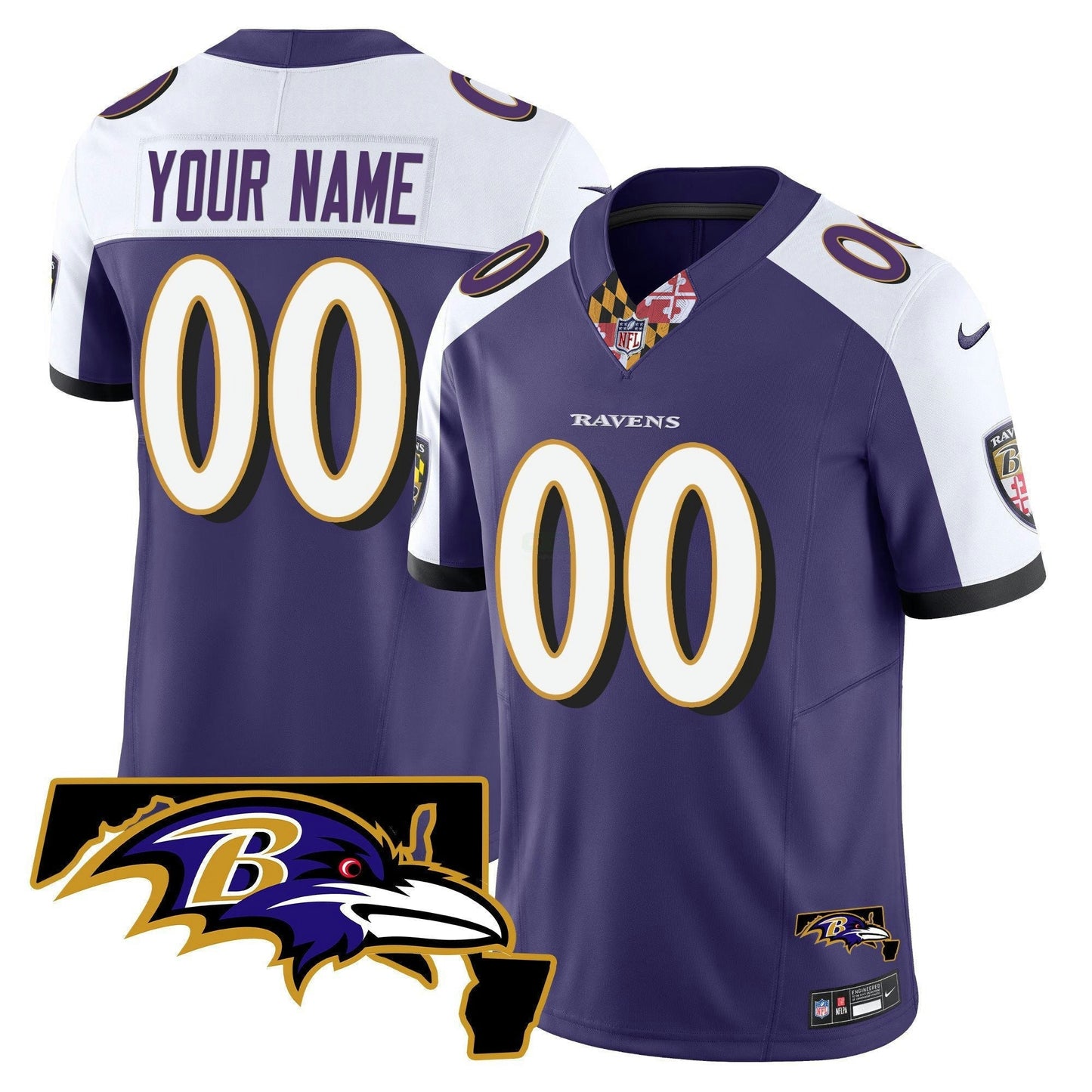 Camisa NFL Maryland Patch Vapor Limited Jersey V3