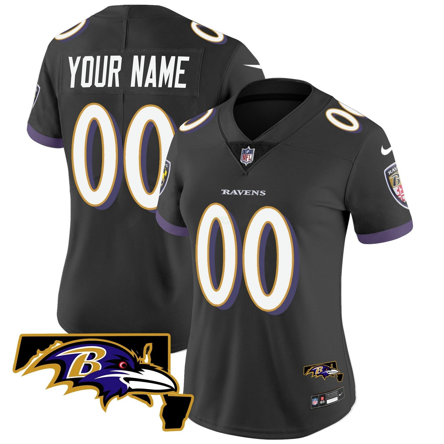 Camisa NFL Maryland Patch Vapor Limited Jersey