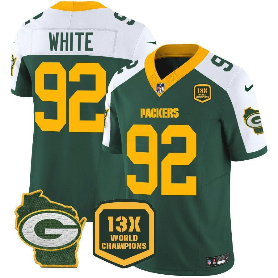 Camisa NFL Men’s 13 Time World Champions & Home Patch Vapor Jersey