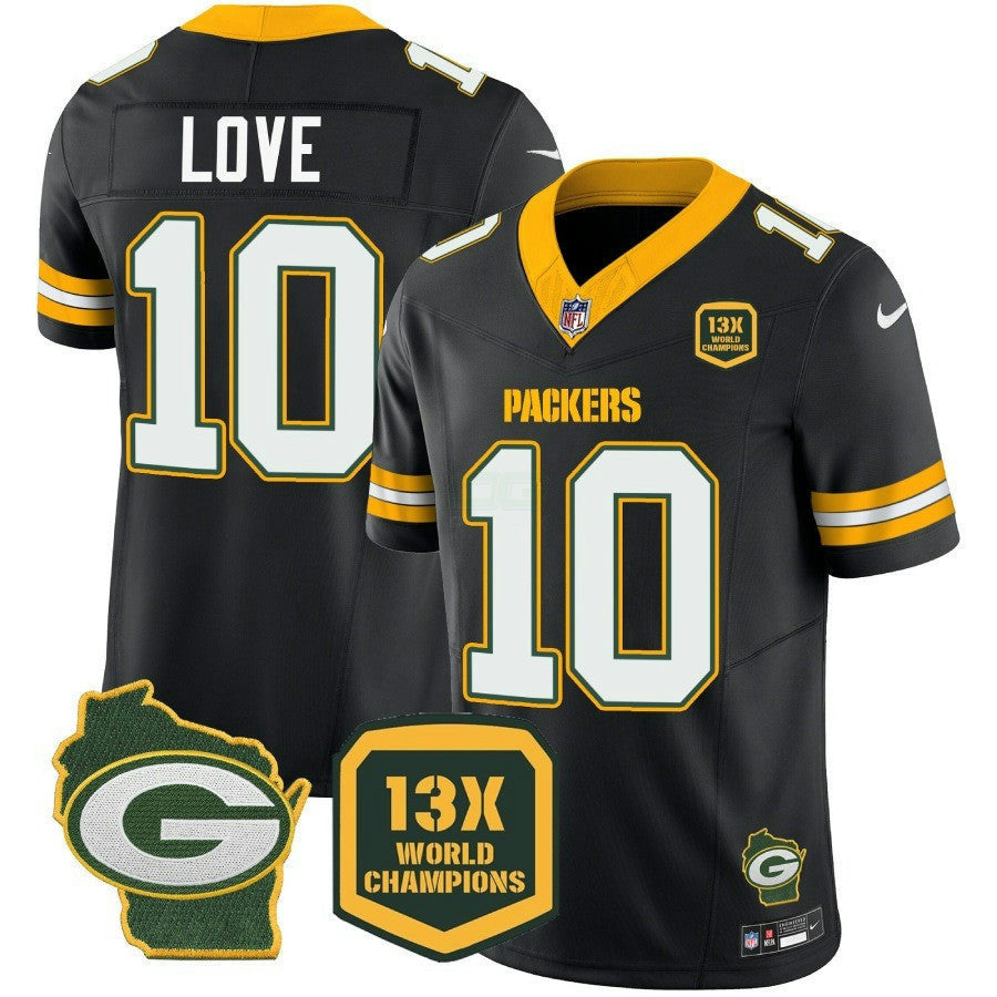 Camisa NFL Men’s 13 Time World Champions & Home Patch Vapor Jersey