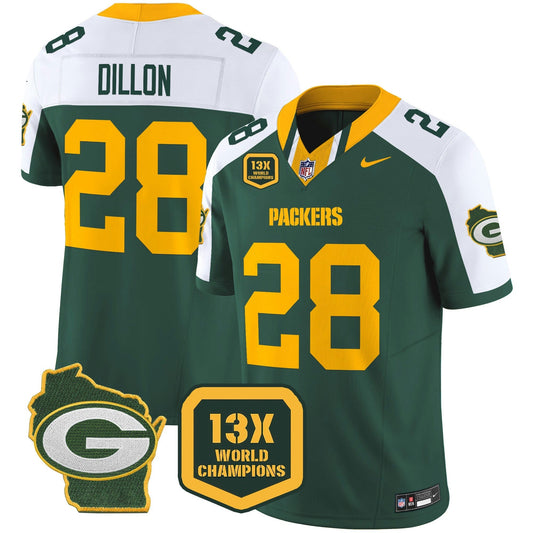 Camisa NFL Men’s 13 Time World Champions & Home Patch Vapor Limited Jersey