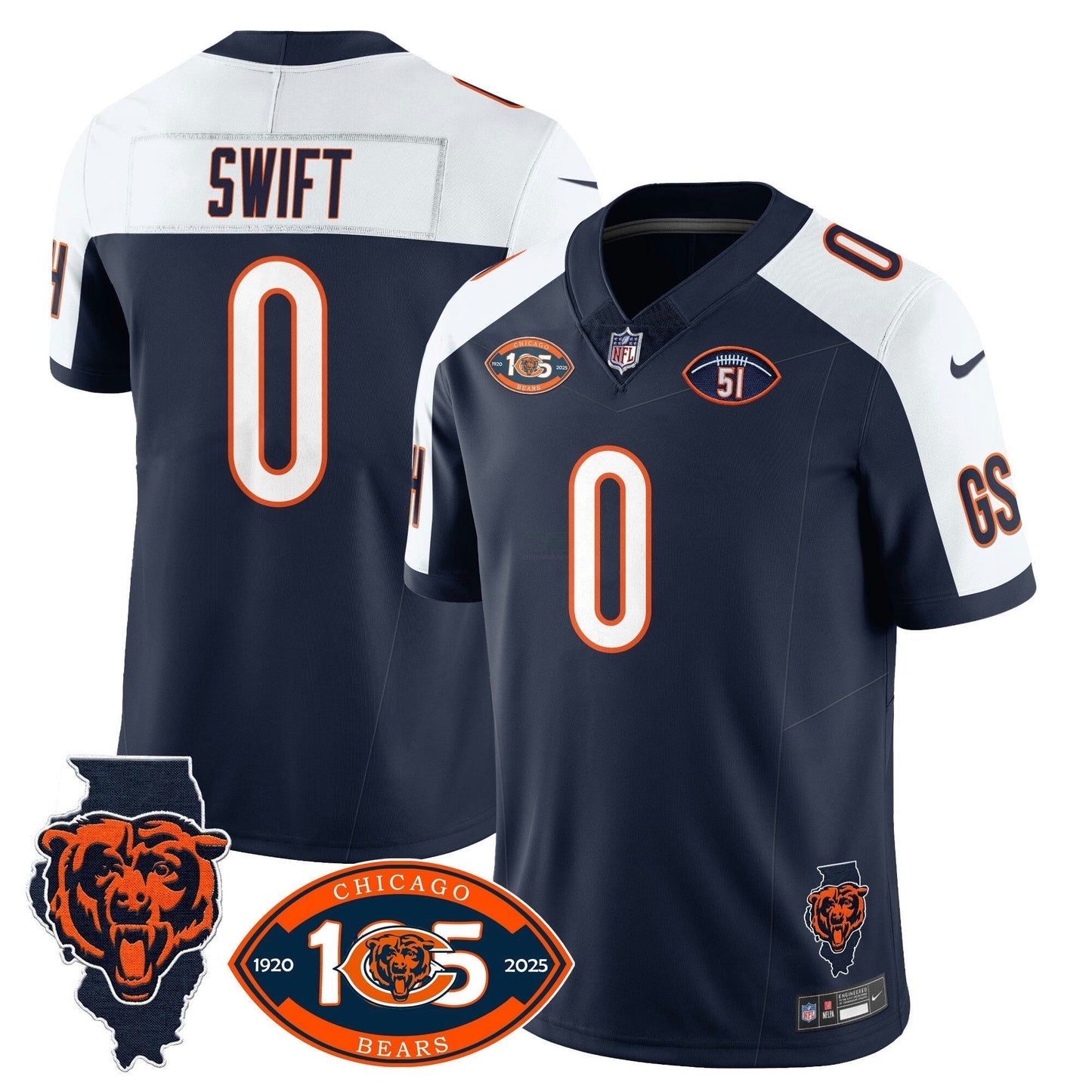 Camisa NFL Men’s 1920-2025 The Vapor Limited Jersey