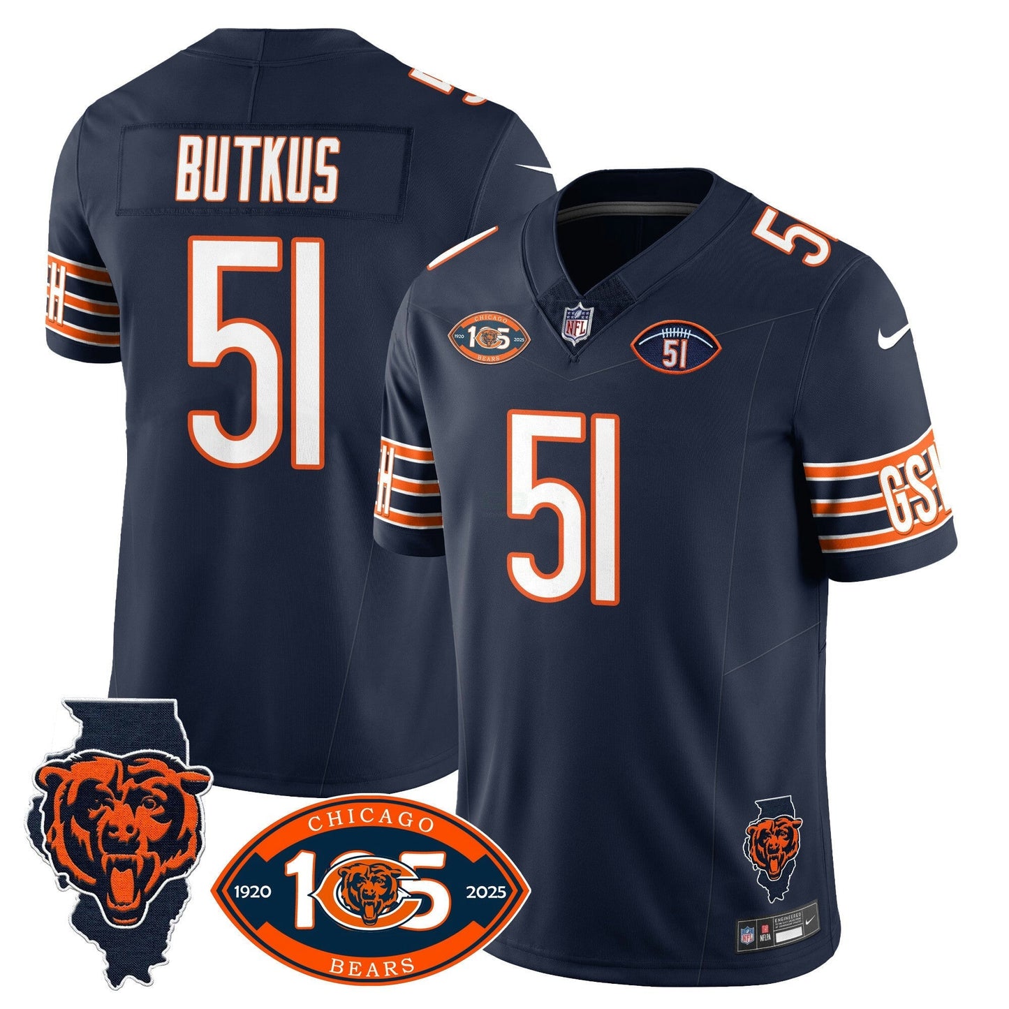 Camisa NFL Men’s 1920-2025 The Vapor Limited Jersey