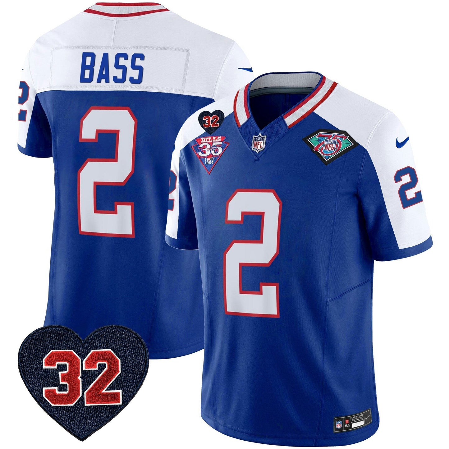 Camisa NFL Men’s 1994 Throwback O.J. Simpson Patch Vapor Limited Jersey