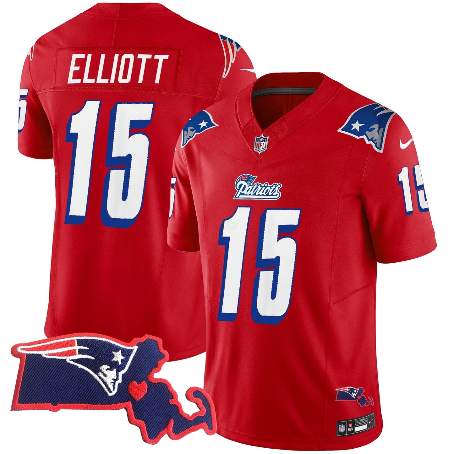 Camisa NFL Men’s 1996 Throwback State Patch Vapor Jersey