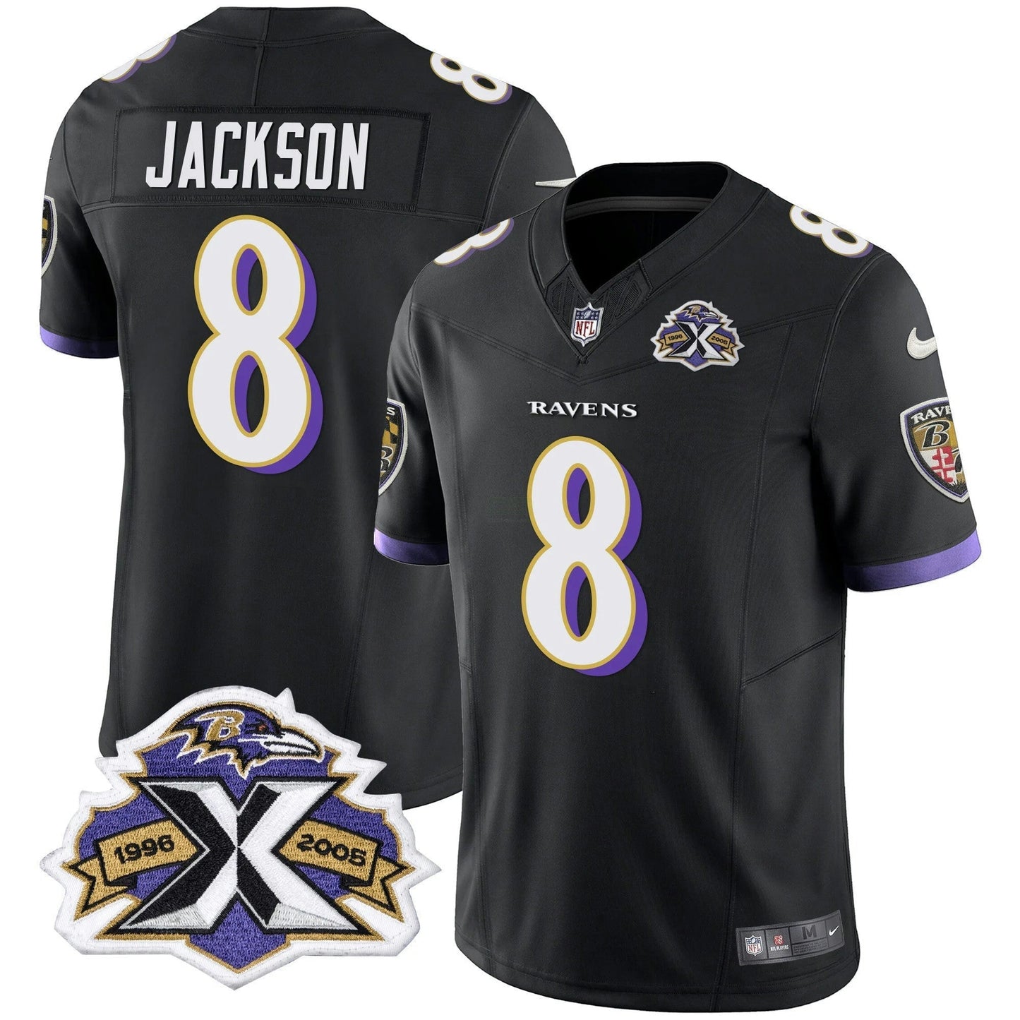 Camisa NFL Men’s 2005 Throwback Preta Vapor Limited Jersey