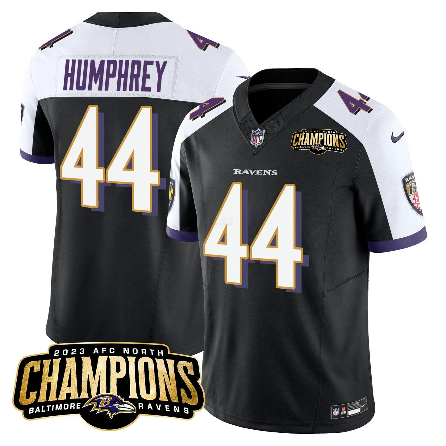 Camisa NFL Men’s 2023 AFC North Champions Patch Vapor Limited Jersey