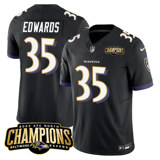 Camisa NFL Men’s 2023 AFC North Champions Patch Vapor Limited Jersey