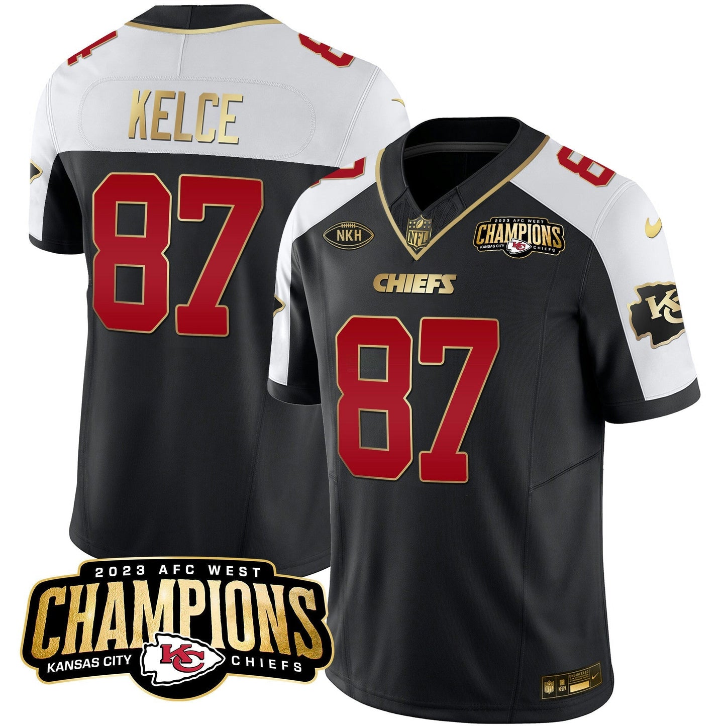 Camisa NFL Men’s 2023 AFC West Champions Patch Vapor Limited Jersey