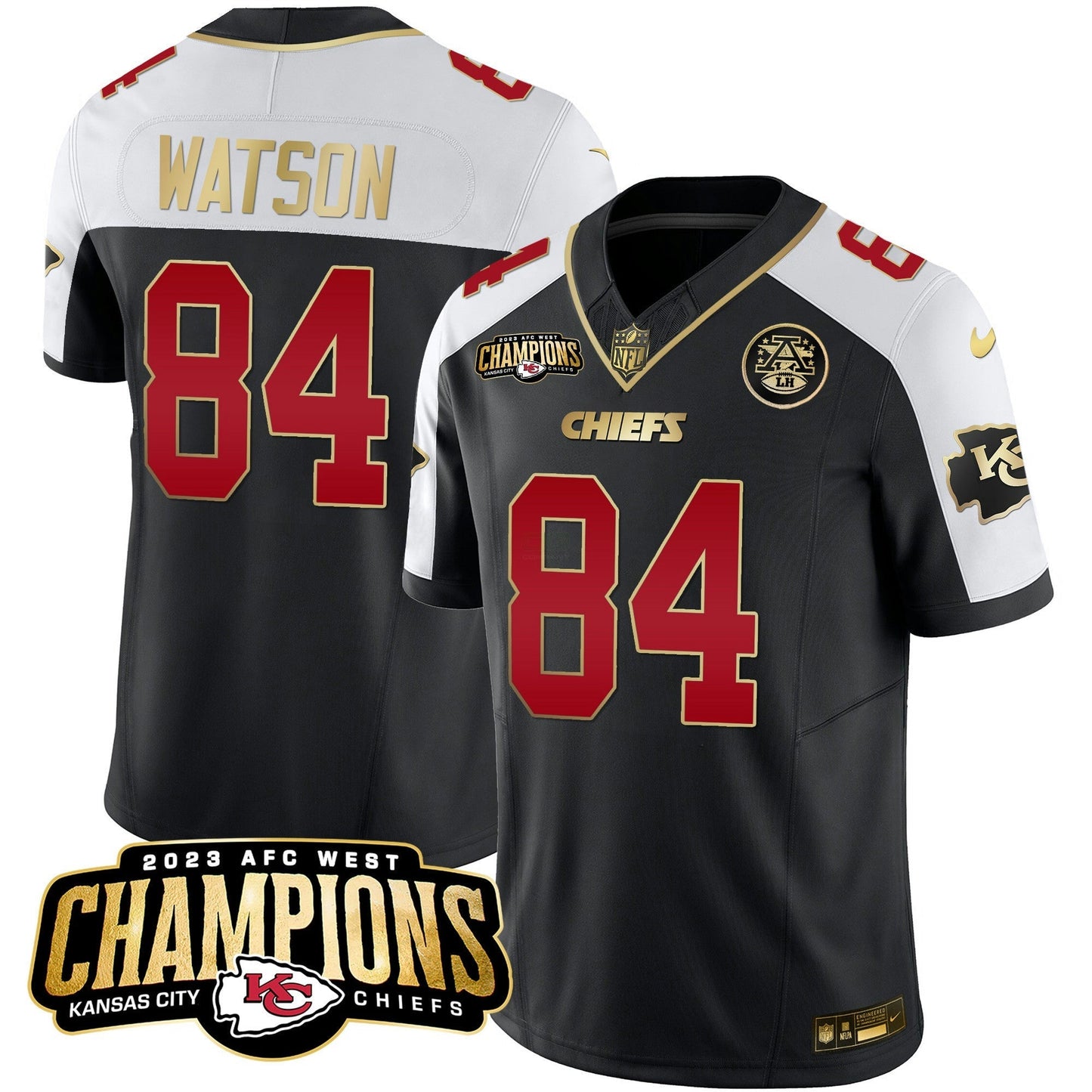 Camisa NFL Men’s 2023 AFC West Champions Patch Vapor Limited Jersey V2