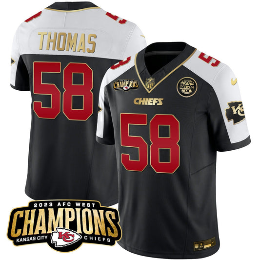 Camisa NFL Men’s 2023 AFC West Champions Patch Vapor Limited Jersey V2