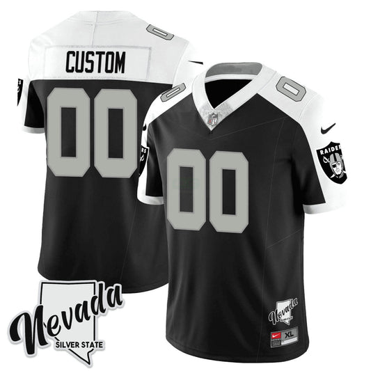 Camisa NFL Men’s 2023 Nevada Silver State Patch Vapor Jersey - Personalizada