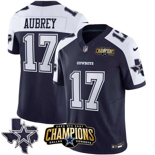 Camisa NFL Men’s 2023 NFC East Champions Patch Vapor Jersey
