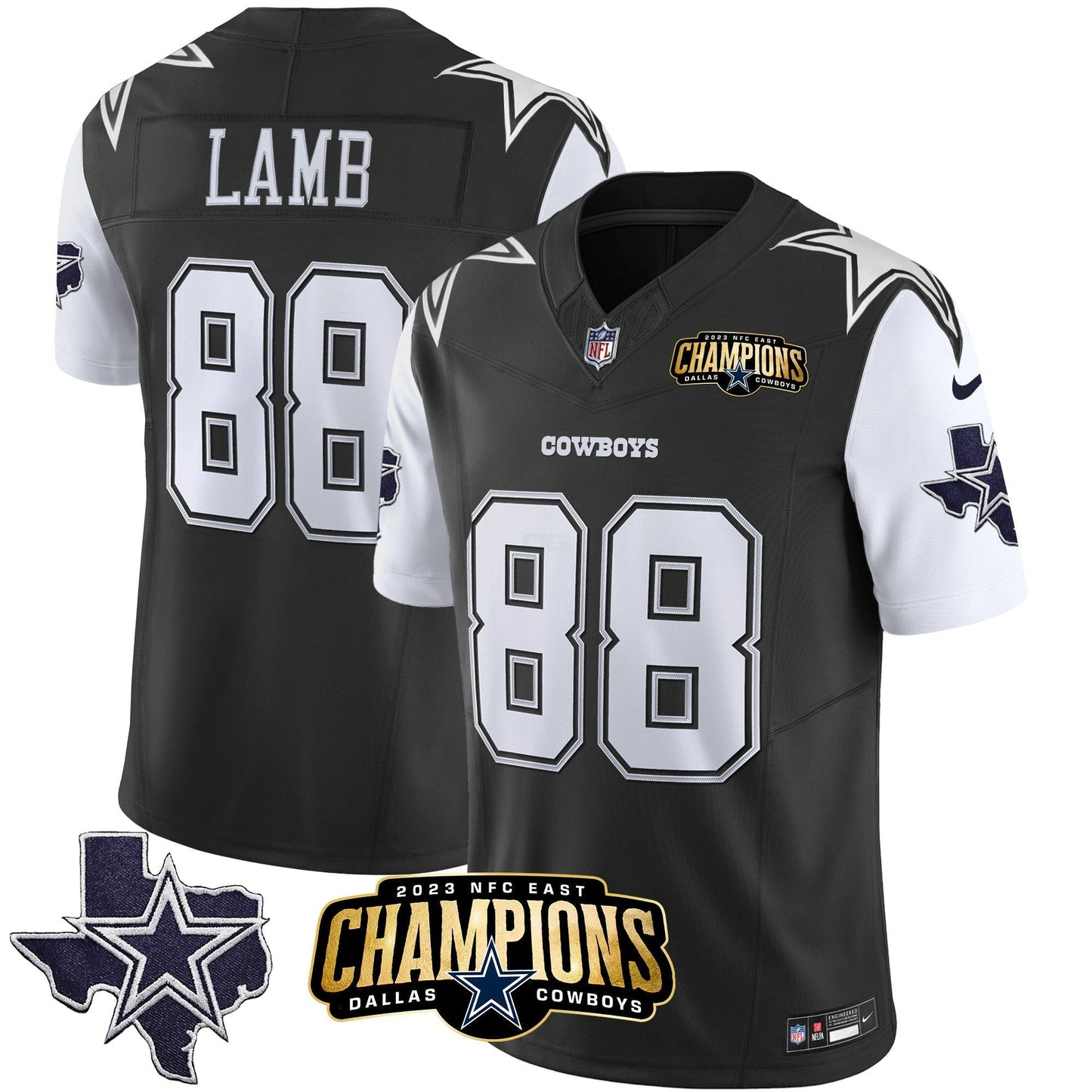 Camisa NFL Men’s 2023 NFC East Champions Patch Vapor Jersey