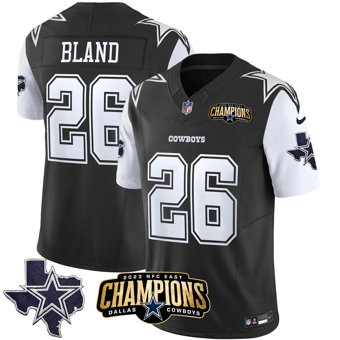 Camisa NFL Men’s 2023 NFC East Champions Patch Vapor Jersey