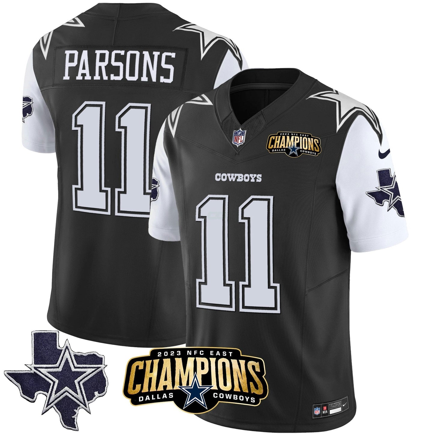 Camisa NFL Men’s 2023 NFC East Champions Patch Vapor Jersey