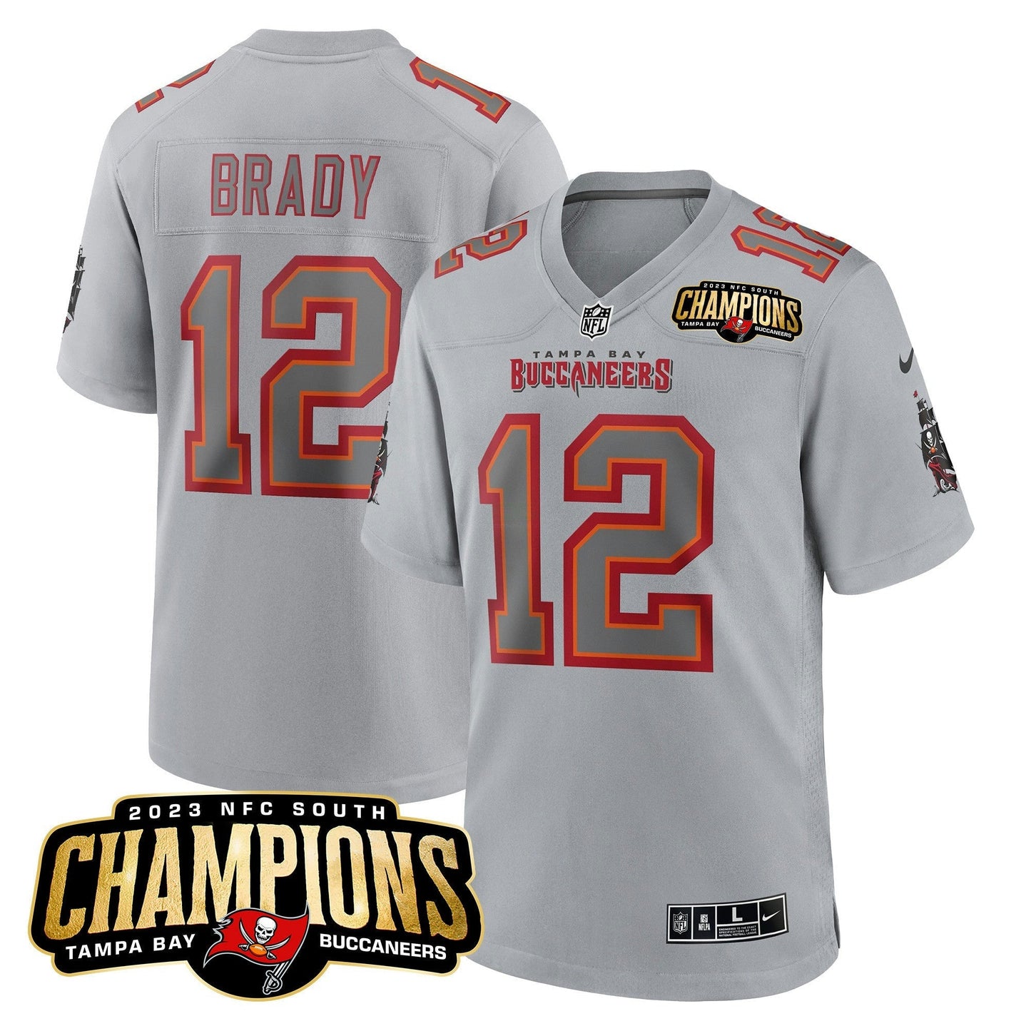 Camisa NFL Men’s 2023 NFC South Champions Patch Game Jersey