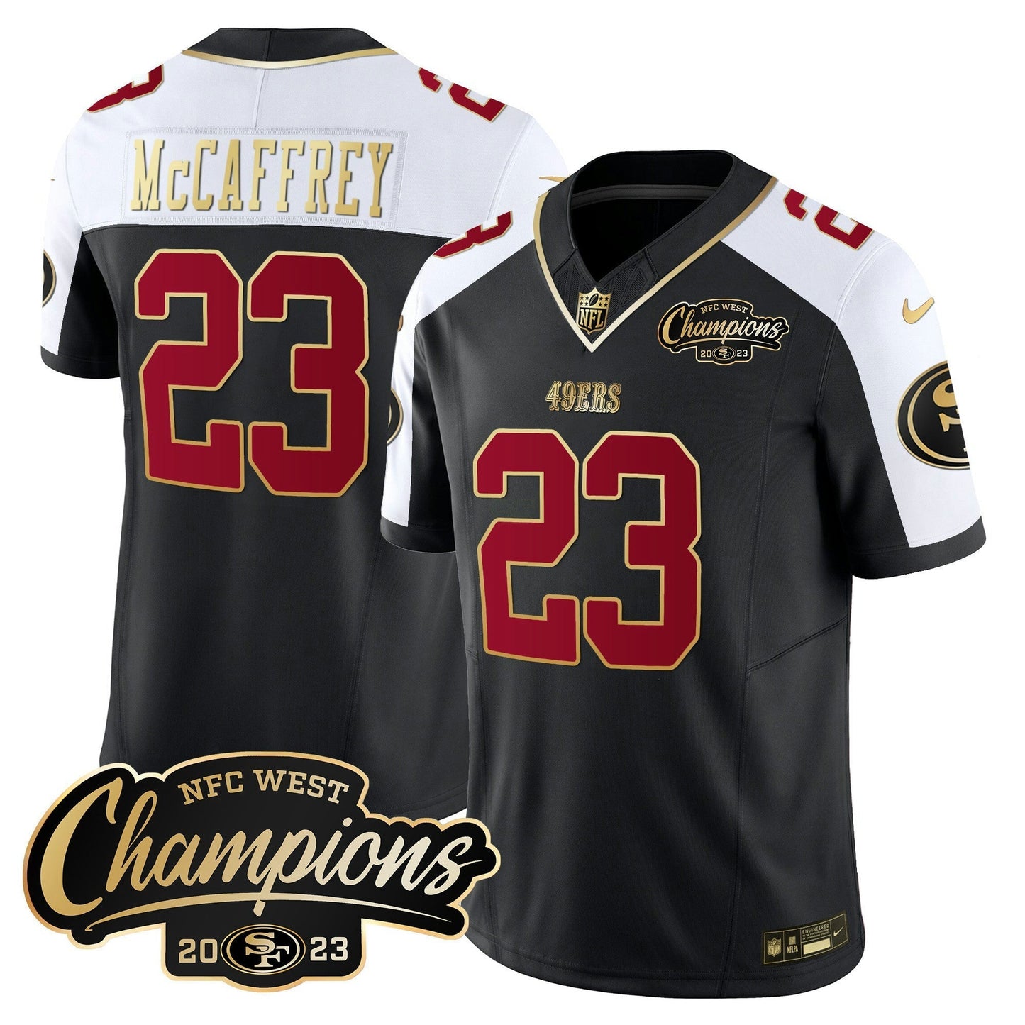Camisa NFL Men’s 2023 NFC West Champions Patch Vapor Jersey