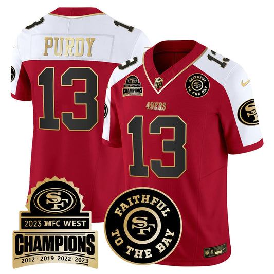Camisa NFL Men’s 2023 NFC West Champions Patch Vapor Jersey V3