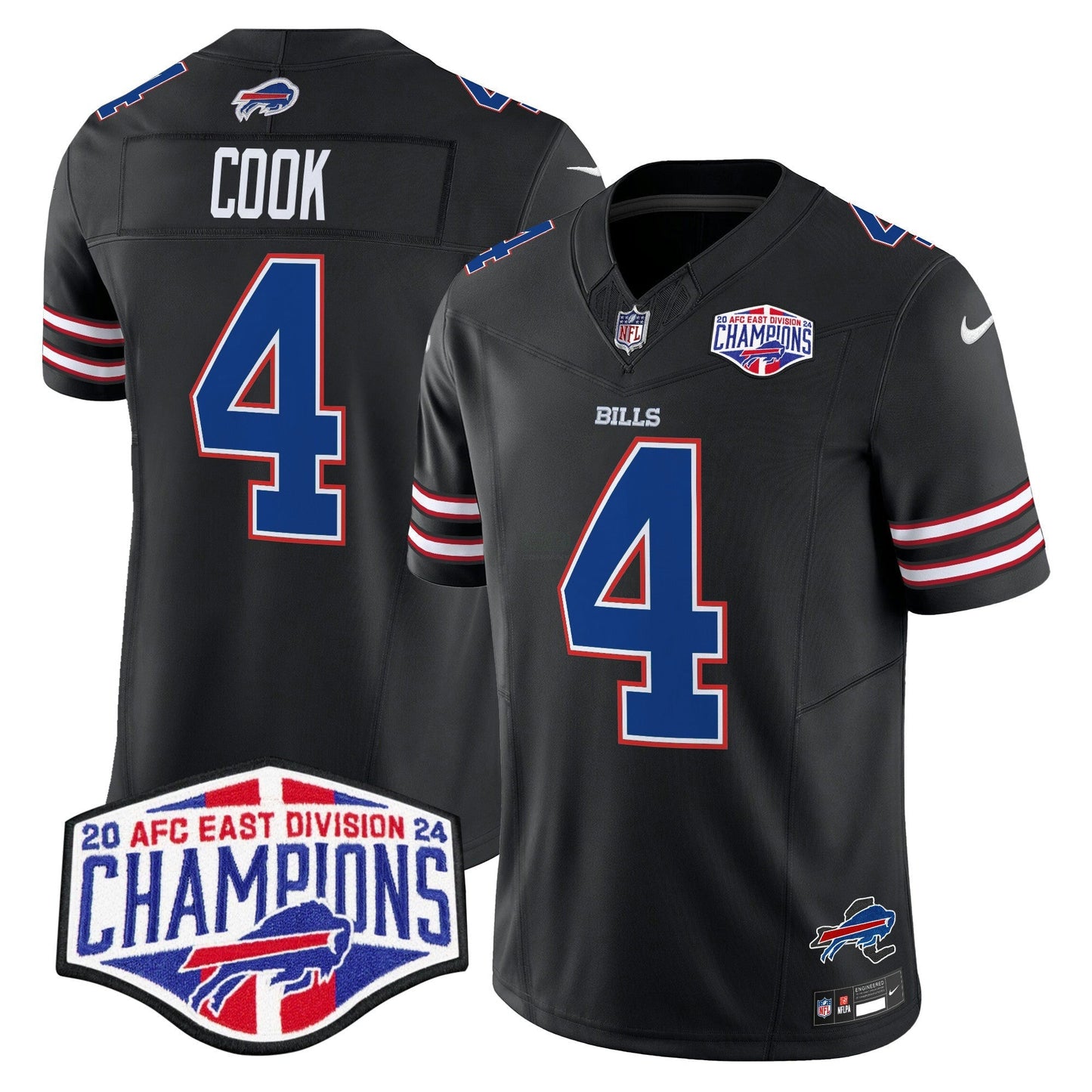 Camisa NFL Men’s 2024 AFC East Division Champions Vapor Limited Jersey