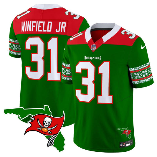 Camisa NFL Tampa Bay Buccaneers Men’s 2024 Christmas Vapor Limited Jersey