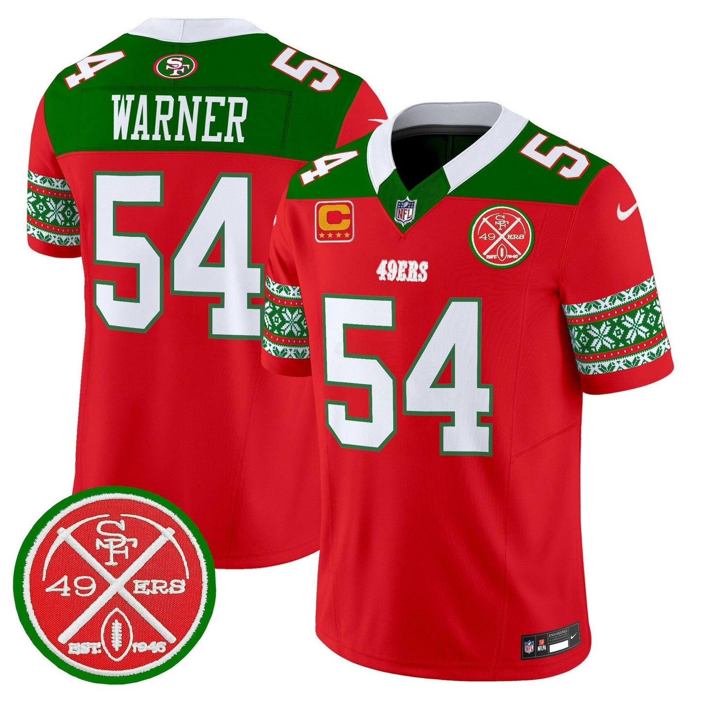 Camisa NFL Men’s 2024 Christmas Vapor Limited Jersey