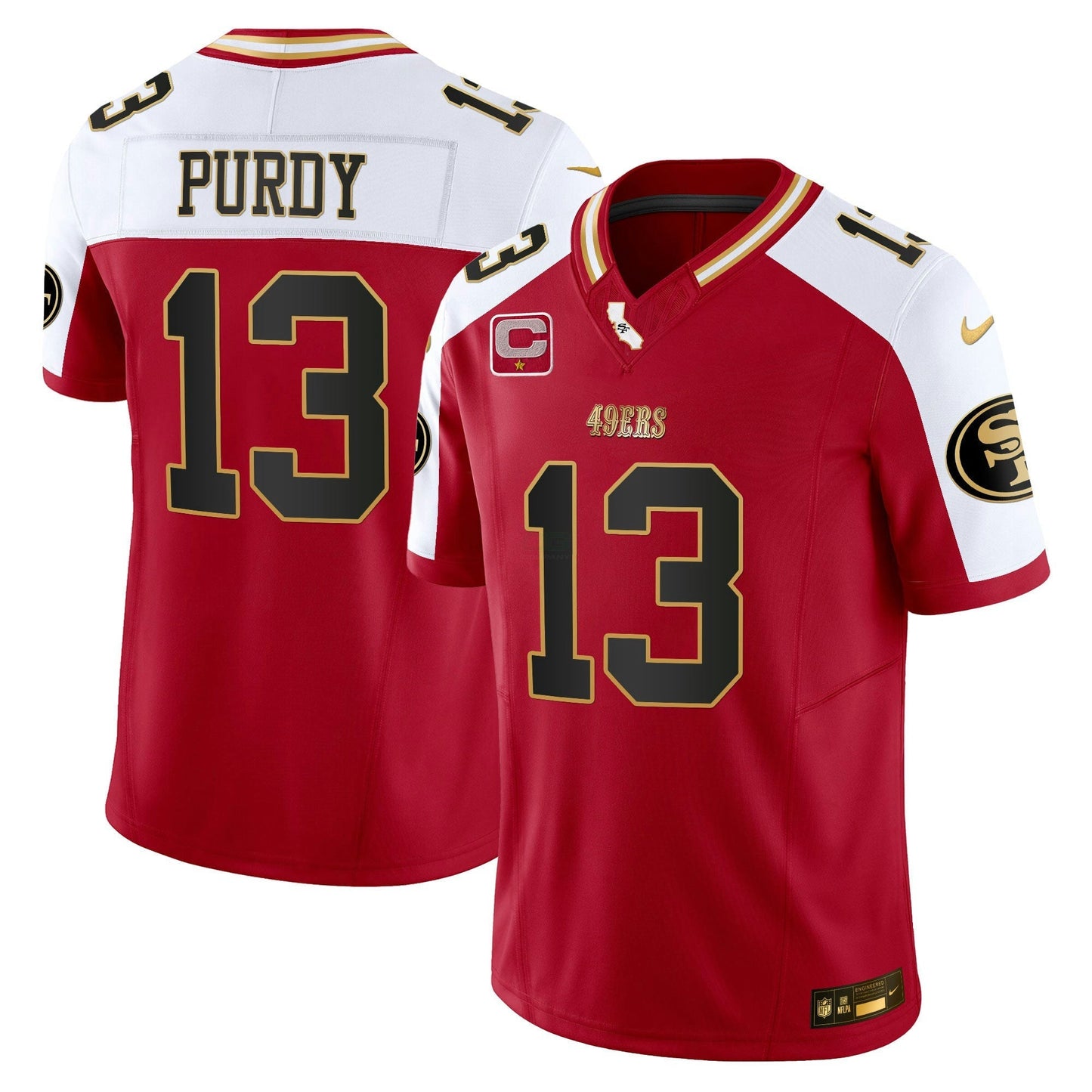 Camisa NFL Men’s 2024 Dourada Vapor Jersey