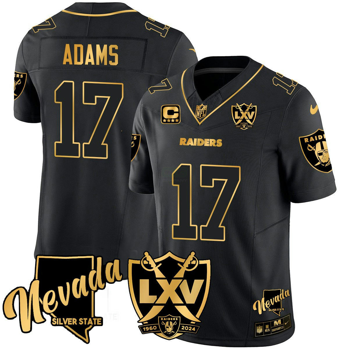 Camisa NFL Men’s 2024 Dourada Vapor Limited Jersey – 65th Anniversary