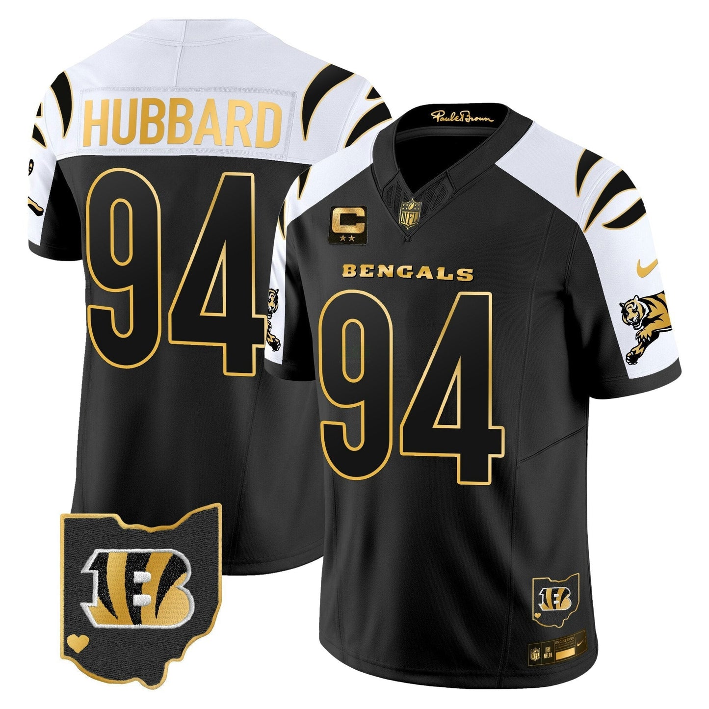 Camisa NFL Cincinnati Bengals Men’s 2024 Dourada Vapor Limited Jersey
