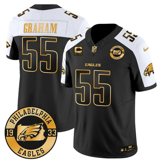 Camisa NFL Men’s 2024 Dourada Vapor Limited Jersey – Est. 1933 Patch
