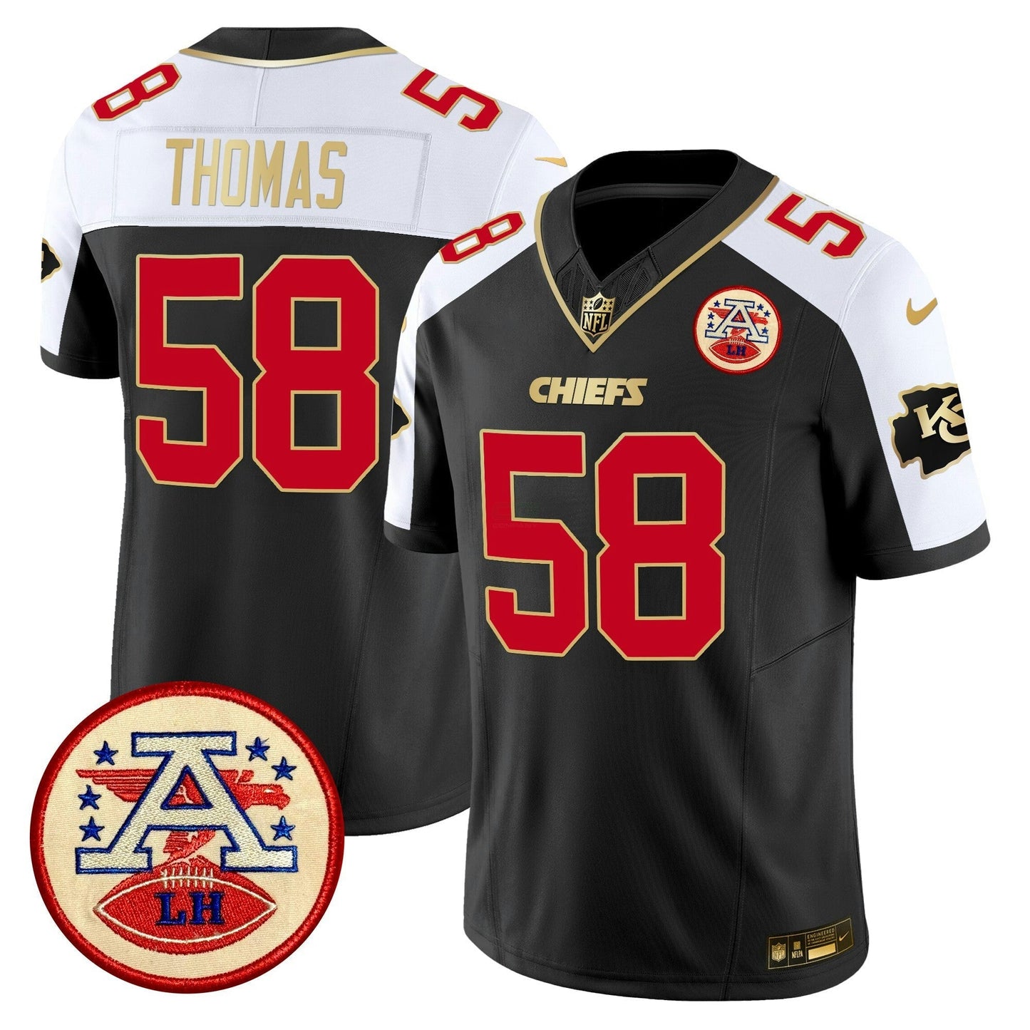 Camisa NFL Men’s 2024 Lamar Hunt Patch Vapor Limited Jersey