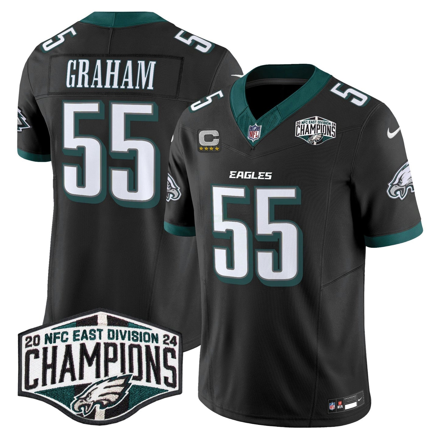 Camisa NFL Men’s 2024 NFC East Division Champions Vapor Limited Jersey