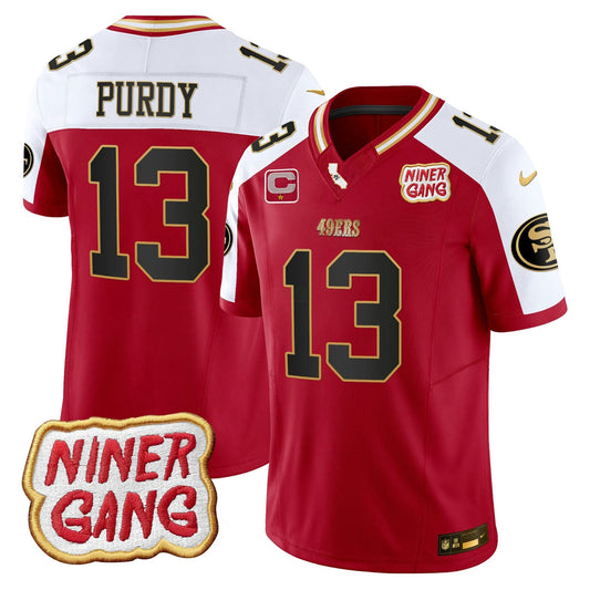 Camisa NFL Men’s 2024 Niner Gang Patch Vapor Jersey