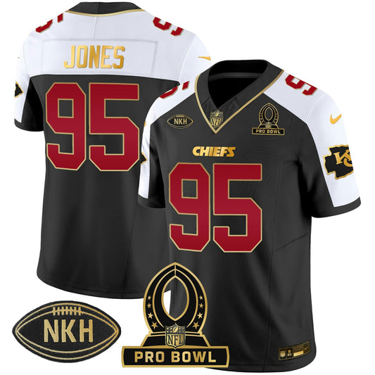 Camisa NFL Kansas City Chiefs Men’s 2024 Pro Bowl Patch Vapor Jersey