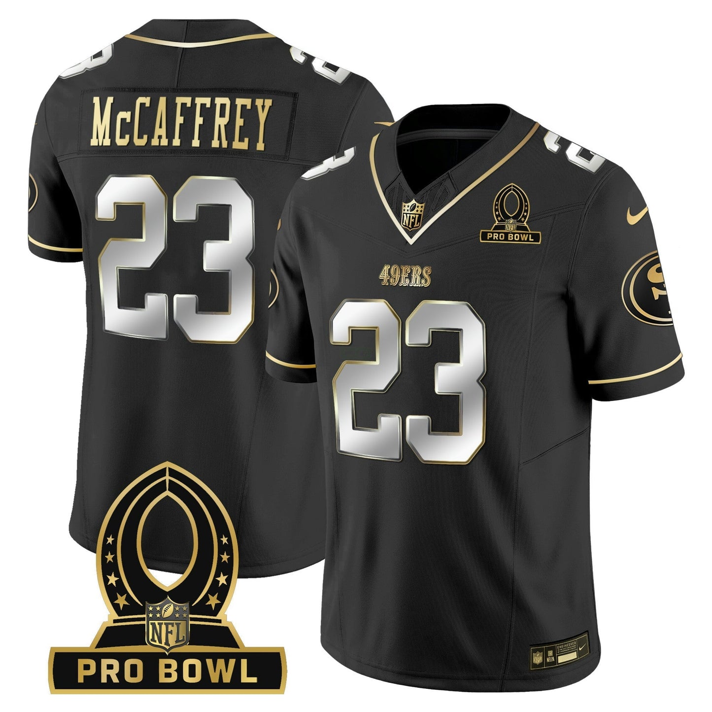 Camisa NFL San Francisco 49ers Men’s 2024 Pro Bowl Patch Vapor Jersey