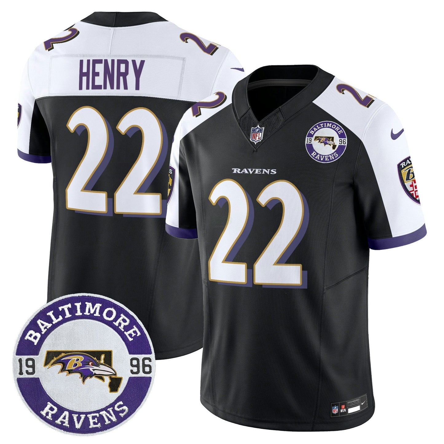 Camisa NFL Men’s 2024 Vapor Limited Jersey – Est. 1996 Patch