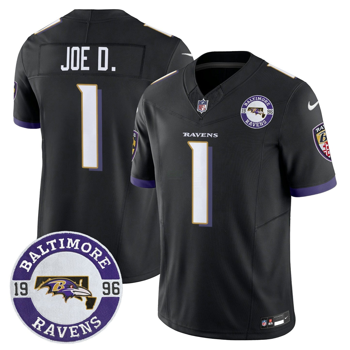 Camisa NFL Men’s 2024 Vapor Limited Jersey – Est. 1996 Patch