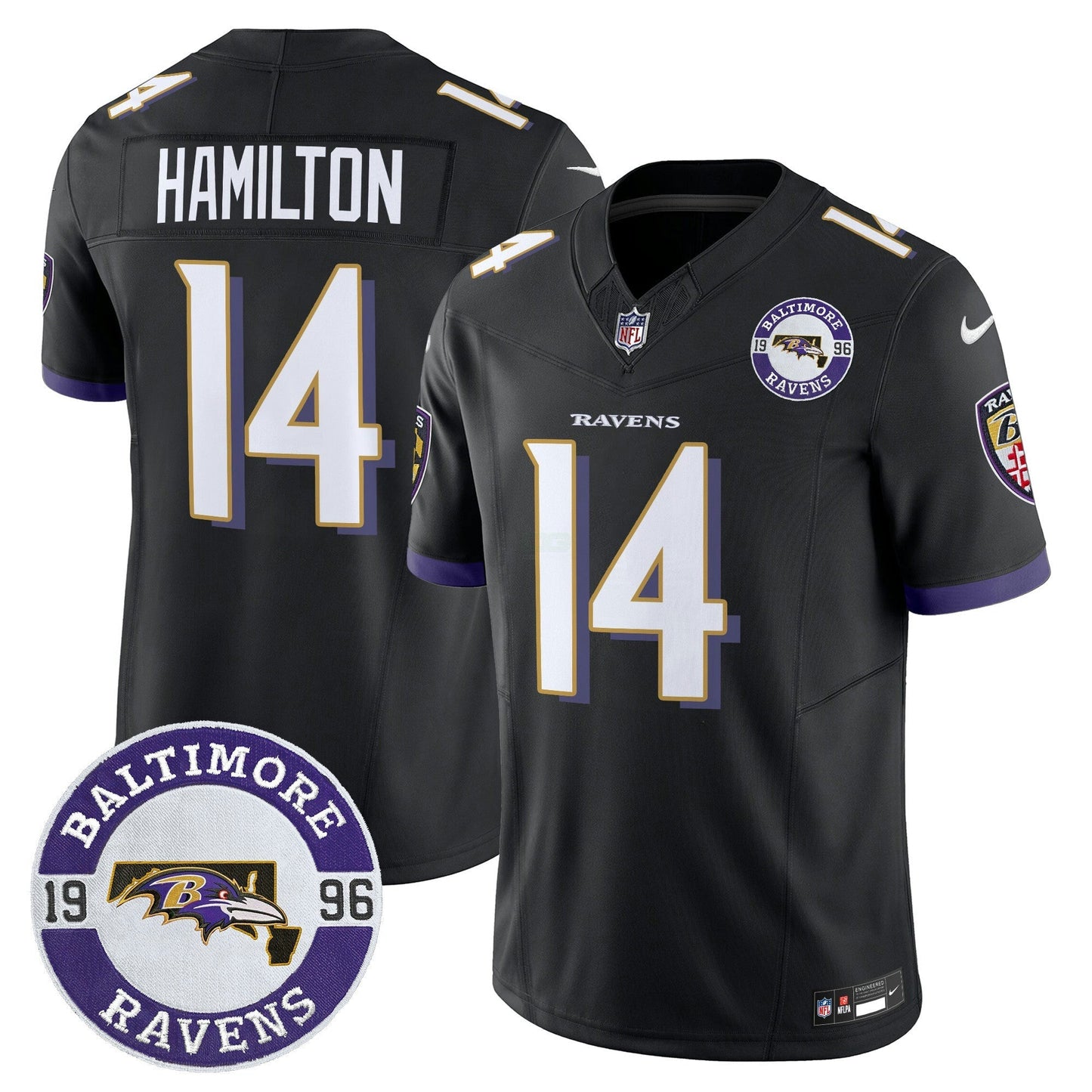 Camisa NFL Men’s 2024 Vapor Limited Jersey – Est. 1996 Patch