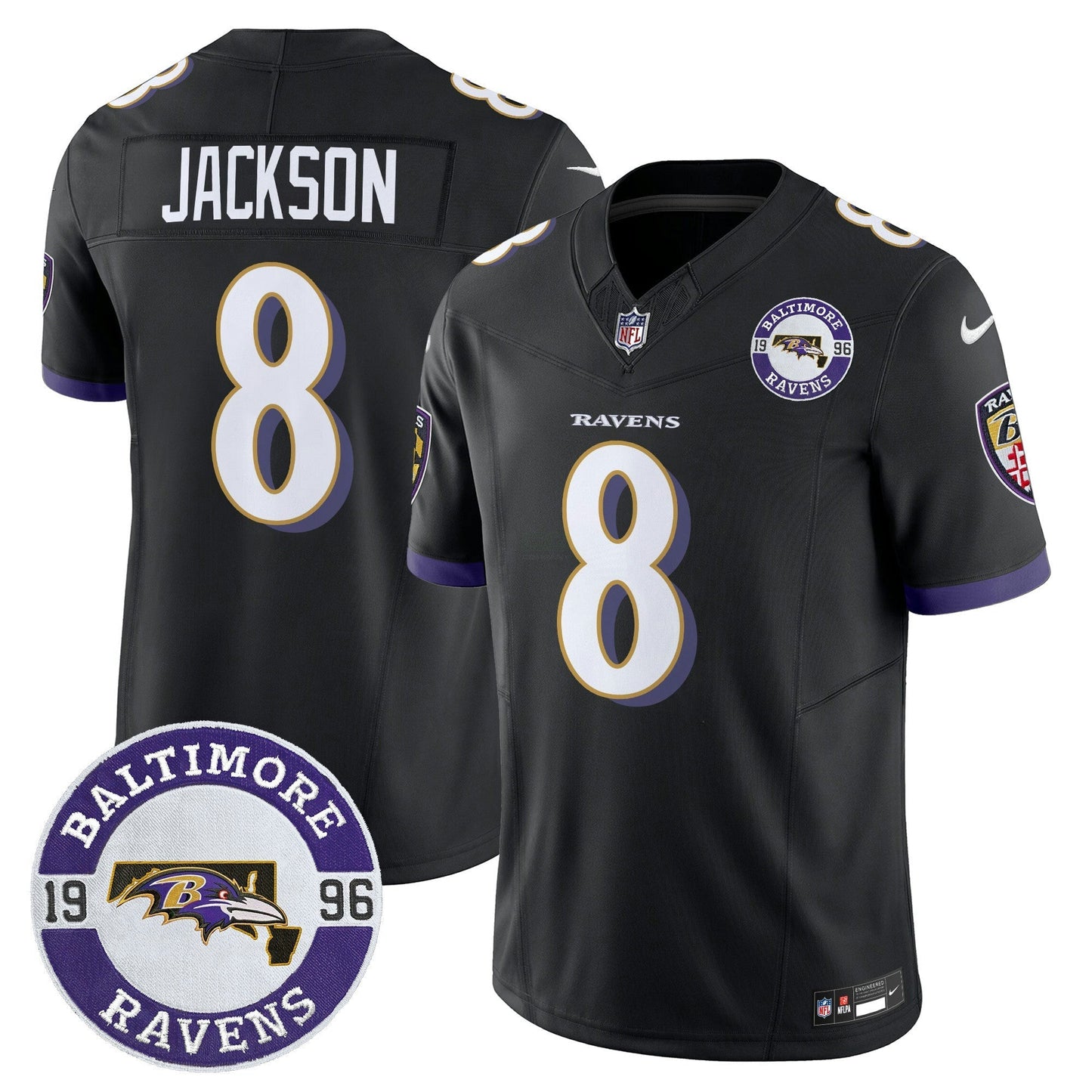 Camisa NFL Men’s 2024 Vapor Limited Jersey – Est. 1996 Patch