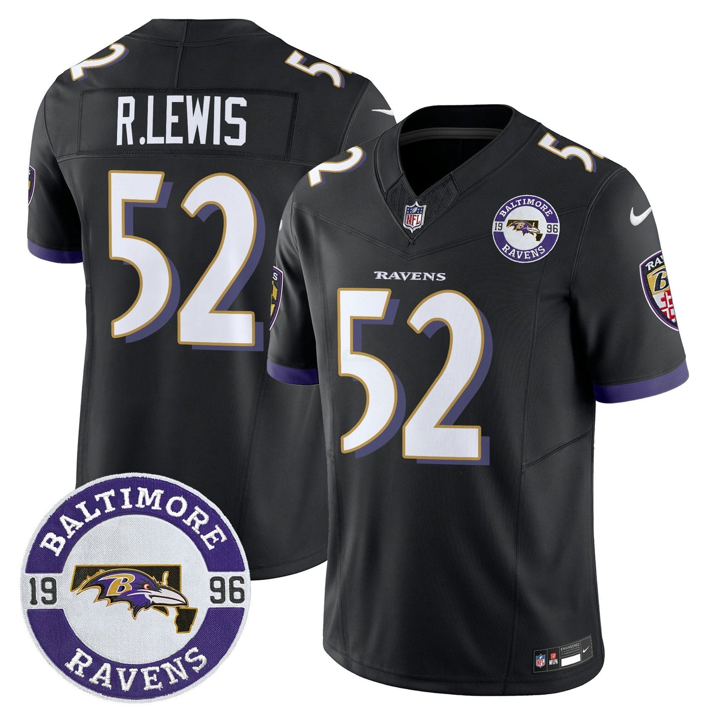 Camisa NFL Men’s 2024 Vapor Limited Jersey – Est. 1996 Patch