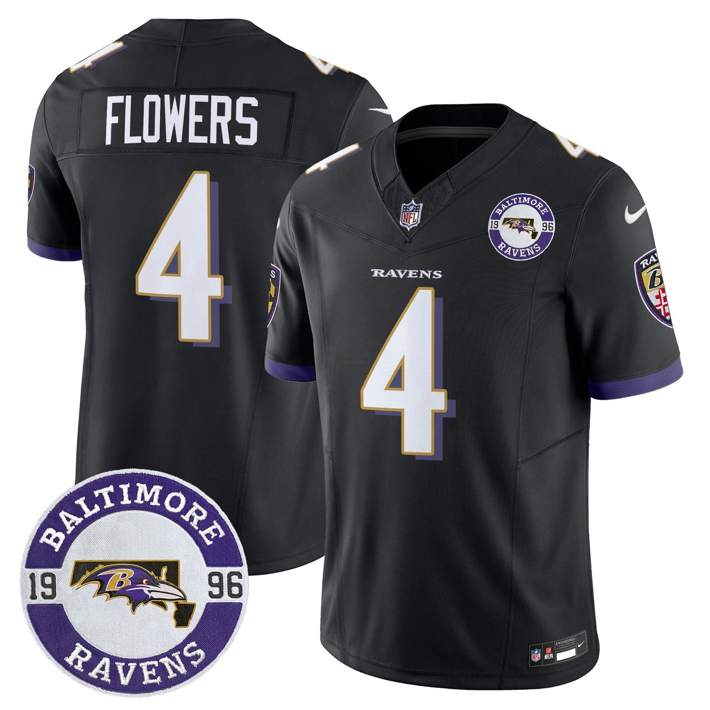 Camisa NFL Men’s 2024 Vapor Limited Jersey – Est. 1996 Patch