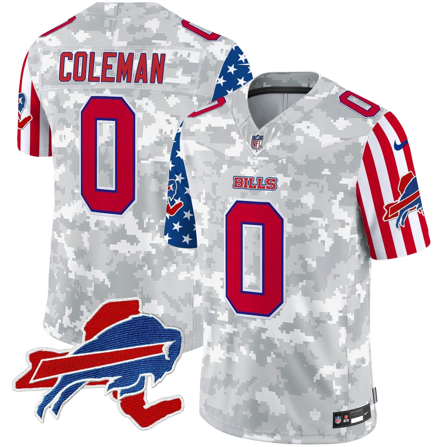 Camisa NFL Buffalo Bills Men’s 2025 Independence Day Vapor Premier Limited Jersey